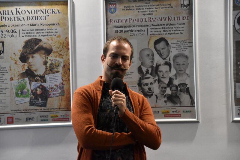 Michał Pieńkowski z Filmoteki Narodowej - Instytut Audiowizualny wygłosił prelekcję o pierwszej ekranizacji filmowej „Pan Tadeusz” z roku 1928 w reżyserii Ryszarda Ordyńskiego.