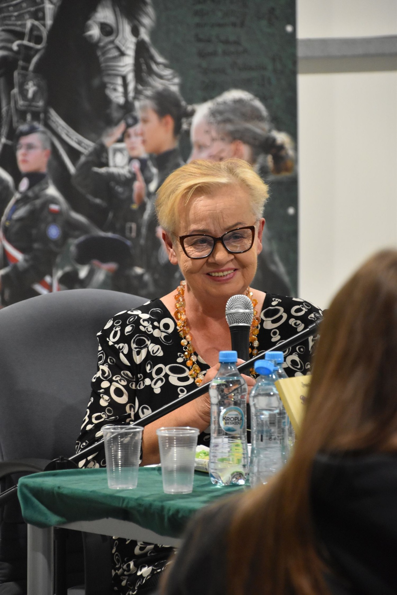 Spotkanie autorskie poetki Ireny Rybak z młodzieżą I LO PUL w Wołominie. 24.09.2025