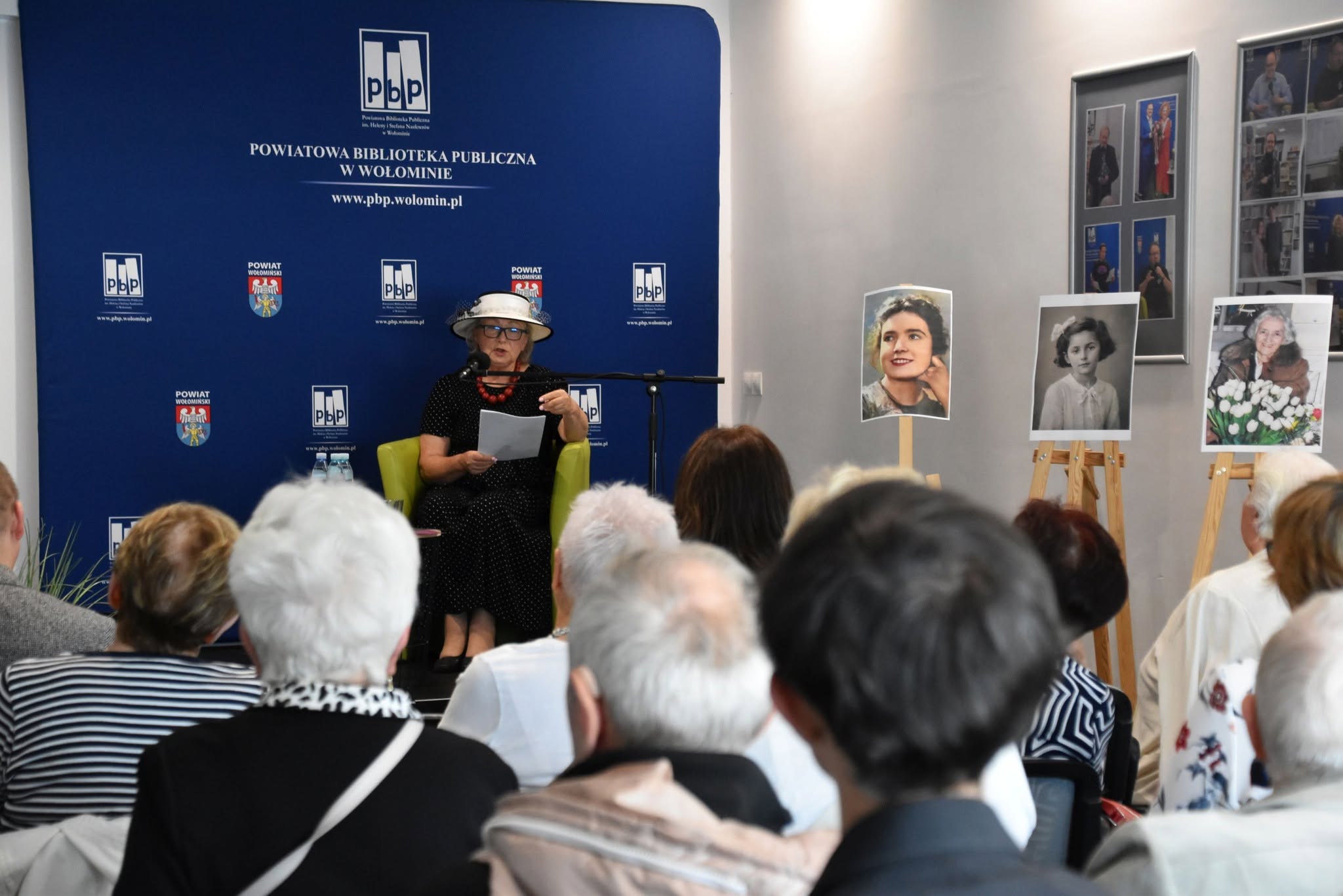II edycja Festiwalu Literacko-Regionalnego Dziedzictwa Kulturowego Ziemi Wołomińskiej pod hasłem „Kultura i Korzenie” - jako pierwsza wystąpiła Anna Wojtkowska, 23.07.2026 r.