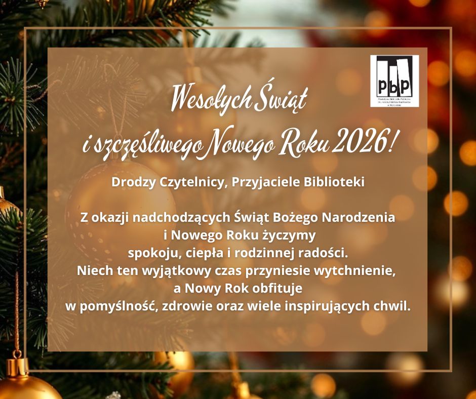  Wesołych Świąt i szczęśliwego Nowego Roku 2026!